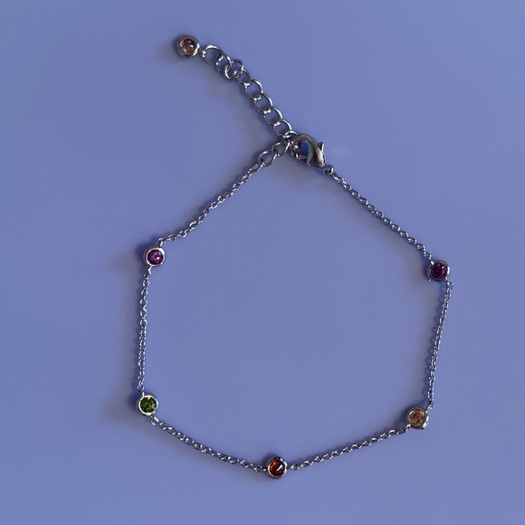 Delicate Sterling Silver Bracelet - Picture 2 of 2